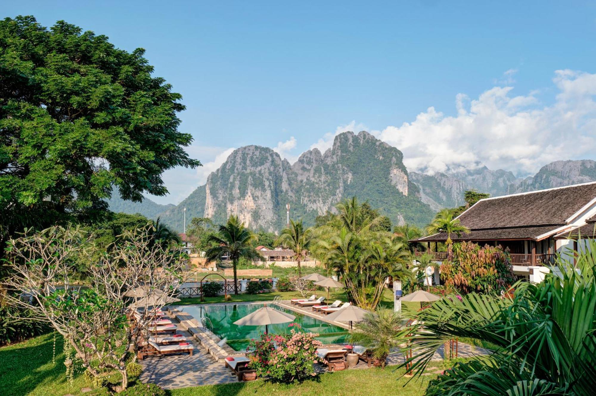 Riverside Boutique Resort, Vang Vieng Exterior photo